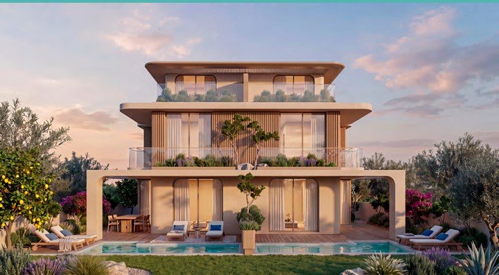 تصميم خارجي لوحدة Twin House